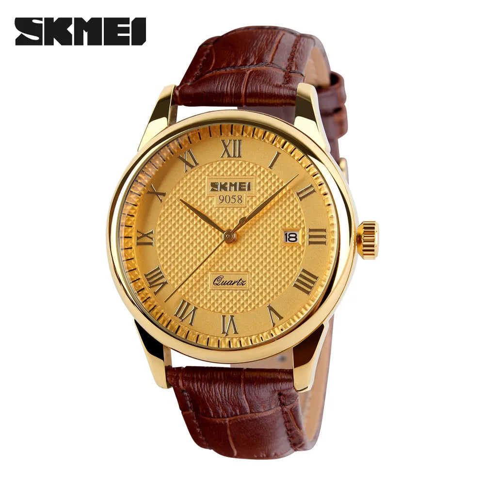 Mens Watches Top Brand Luxury Quartz Watch Skmei Fashion Casual Business Wristwatches Waterproof Male Watch Relogio Masculino