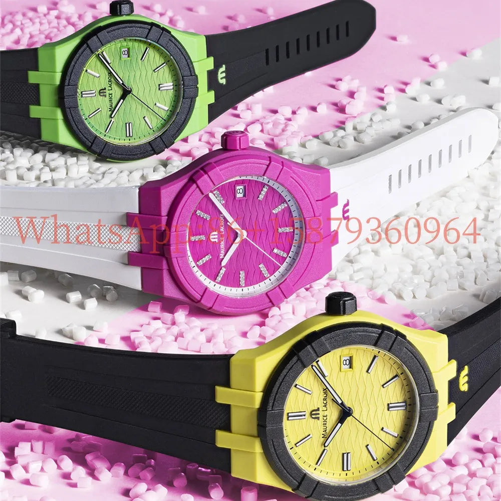 Mens watches brand luxury Emmy series bracelet rubber band movement Japanese quartz couple watches for the most popular fashion watches for aikon quartz series movement orders